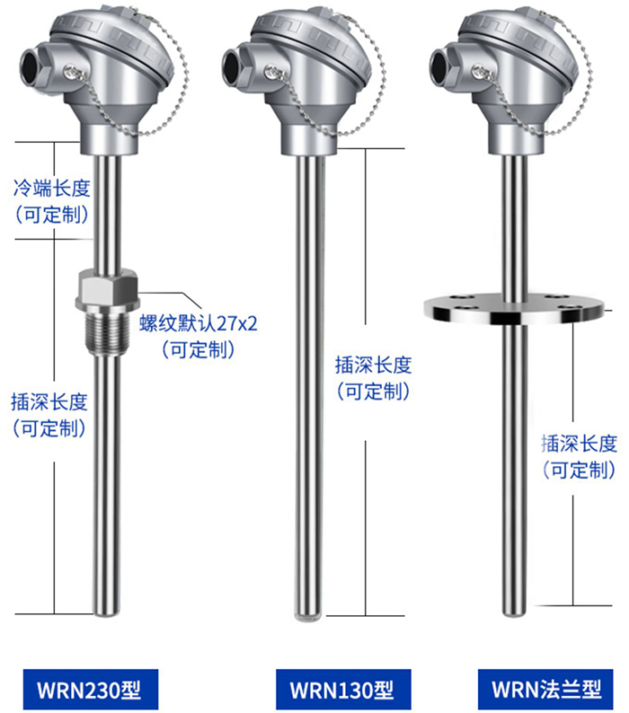 裝配式熱電偶產品分類圖