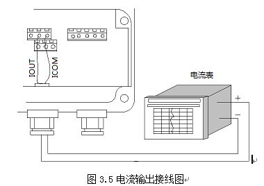 電磁流量計電流輸出接線圖